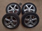 Winterbanden met Velg, 5x114.3, 205/55R16, Ophalen, Gebruikt, 16 inch, Banden en Velgen