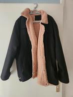 Zwarte Jas met Teddy Voering, Onbekend, Zwart, Maat 56/58 (XL), Ophalen of Verzenden