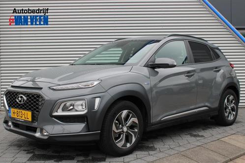 Hyundai Kona 1.6 GDI HEV Fashion + Trekhaak, Auto's, Hyundai, Bedrijf, Kona, ABS, Achteruitrijcamera, Adaptive Cruise Control