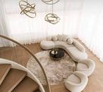 Desso rond vloerkleed blauw, 100 tot 150 cm, Blauw, Rond, 200 cm of meer