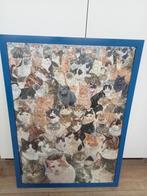 Ingelijste poezen puzzel Francien, Ophalen, Minder dan 50 cm, Zo goed als nieuw, Minder dan 50 cm