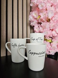 2 Riviera Maison Cup of Tea Mug - Thee Mok - Beker, Huis en Inrichting, Keuken | Servies, Nieuw, Keramiek, Ophalen of Verzenden