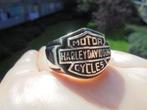 925 zilver biker ring Harley Davidson maat 20,5 21 22 Vanoli, Sieraden, Tassen en Uiterlijk, Nieuw, 20 of groter, Heer, Ophalen of Verzenden