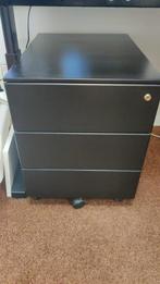 Metalen archief kastje met 3 lades, Huis en Inrichting, Kasten | Ladekasten, Ophalen, 50 tot 100 cm, Zo goed als nieuw, 3 of 4 laden