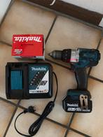 Makita DDF481 met nieuw accu een nieuw oplader, Doe-het-zelf en Verbouw, Ophalen, Zo goed als nieuw, Boor- en Schroefmachine