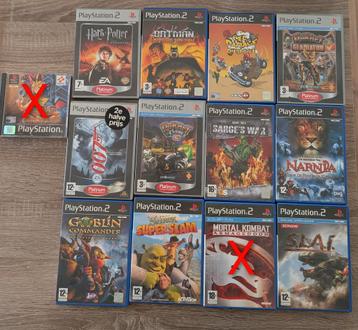 Diverse PS2 games 11 beschikbaar voor biedingen