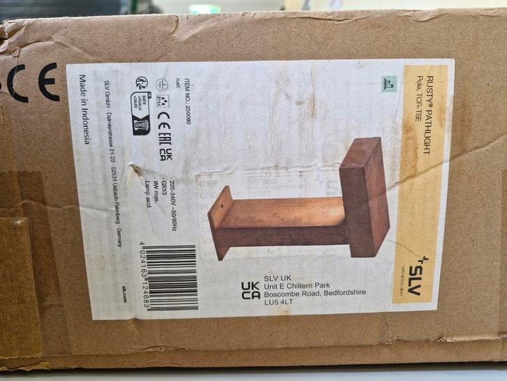 Rusty Pathlight Buitenlamp GX53 RVS Look, Tuin en Terras, Buitenverlichting, Nieuw, Vloerlamp, Staal, Minder dan 50 watt, Netvoeding