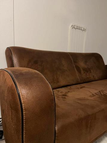 Bruine bank in goede staat