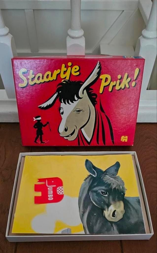 Staartje Prik- Org. Vintage spel- compleet- Verzend ook!, Hobby en Vrije tijd, Gezelschapsspellen | Overige, Gebruikt, Ophalen