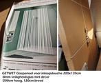 GETWET Glaspaneel voor inloopdouche 200x120cm, Ophalen of Verzenden, Nieuw