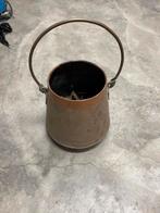 Antieke Koperen Doofpot met Handvat, Ophalen, Gebruikt