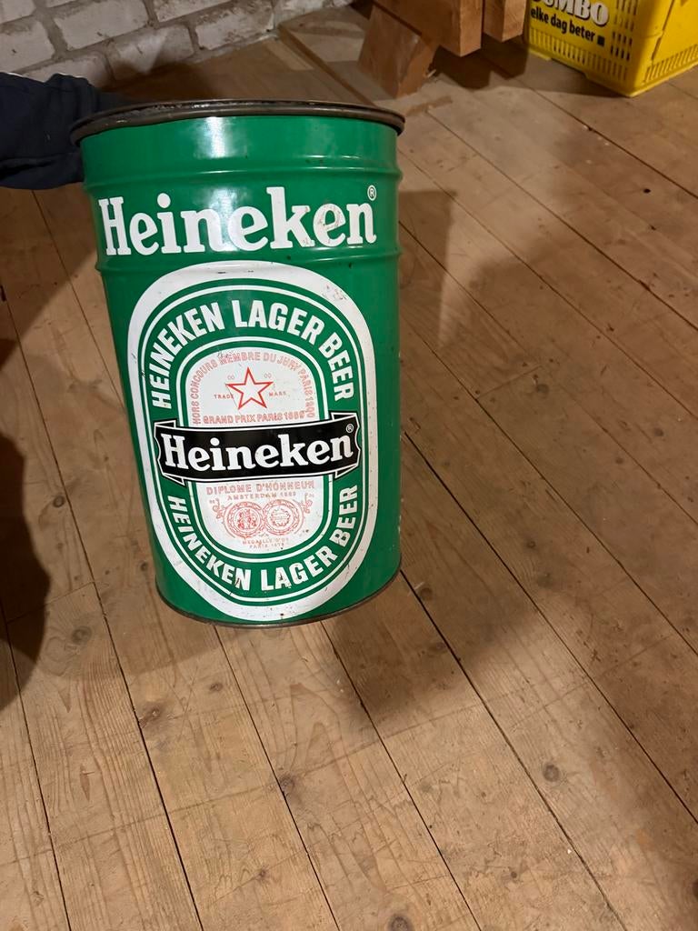 Heineken Blik - Decoratief, Ophalen of Verzenden, Gebruikt, Overige typen, Heineken