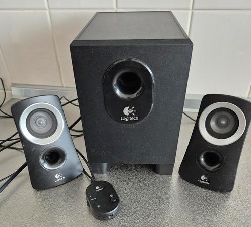 Logitech 2.1 speaker system Z313, Computers en Software, Pc speakers, Gebruikt, Ophalen