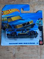 Hot Wheels Volvo 240 Drift Wagon blauw nieuw in verpakking, Ophalen of Verzenden, Nieuw, Auto