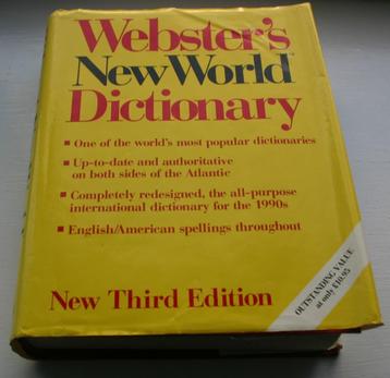 Webster's New World Dictionary, English beschikbaar voor biedingen