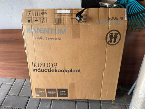 Inventum IKI6008 1fase - 1 defect pitje, Witgoed en Apparatuur, Kookplaten, Gebruikt, Vrijstaand, Inductie, 4 kookzones, Ophalen of Verzenden