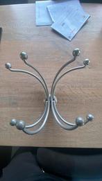 Metalen kapstok met 8 haken, Wandkapstok, Ophalen of Verzenden, Zo goed als nieuw, Minder dan 100 cm