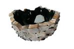 Originele schelpenvaas 40 cm, Huis en Inrichting, Ophalen, Zo goed als nieuw, Minder dan 50 cm