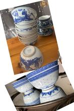 Set van 13 Chinese Rijstkommen Sanxing (9), 4 rijstkorrel, Ophalen of Verzenden