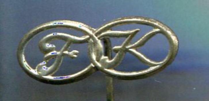 FK Ford Keulen zilverkleurig auto speldje ( C_053a ), Verzamelen, Speldjes, Pins en Buttons, Zo goed als nieuw, Speldje of Pin