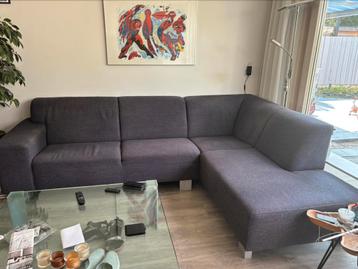Hoekbank antraciet 273x205cm - gratis