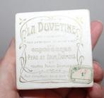 antiek Frans doosje La Duvetine - wit schoensmeer 9.50, Antiek en Kunst, Ophalen of Verzenden