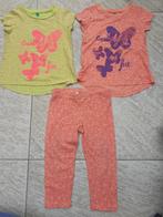 Benetton setje zalm roze maat 86 sterren legging + 2x shirt, Kinderen en Baby's, Babykleding | Maat 86, Meisje, Gebruikt, Ophalen of Verzenden