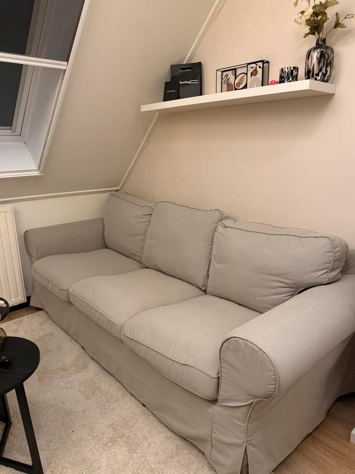IKEA Ektrop 3 Zits bank, Huis en Inrichting, Banken | Bankstellen, Zo goed als nieuw, Driepersoons, Ophalen