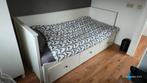 Ikea Hemnes bed uitschuifbaar met lades wit, Huis en Inrichting, Ophalen, Gebruikt, Eenpersoons, Wit