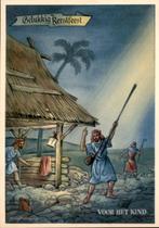 Voor het kind, drie herders, Piet Gertenaar 1954, Verzenden, 1940 tot 1960, Ongelopen, Feest(dag)