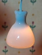 Hanglampje melkglas voor het poppenhuis, Ophalen of Verzenden, Zo goed als nieuw, Overige typen