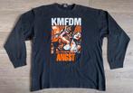 Vintage 90s KMFDM Angst long sleeve shirt industrial Metal, Ophalen of Verzenden, Zo goed als nieuw, Kleding