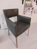 4 stoelen - 2x zwart en 2x grijs, Huis en Inrichting, Ophalen, Gebruikt, Zwart, Twee
