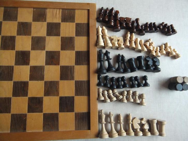 schaakbord, Hobby en Vrije tijd, Gezelschapsspellen | Bordspellen, Gebruikt, Een of twee spelers, Ophalen of Verzenden