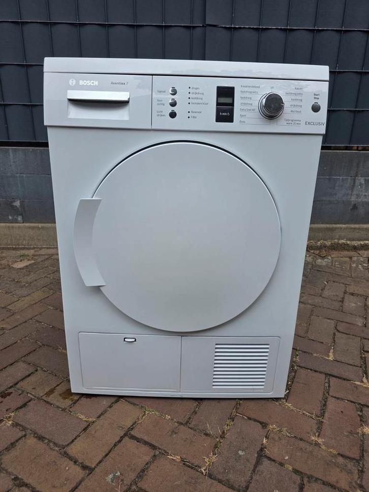 Bosch Avantixx 7kg condensdroger, Witgoed en Apparatuur, Wasdrogers, Zo goed als nieuw, Condens, Voorlader, 6 tot 8 kg, Minder dan 85 cm