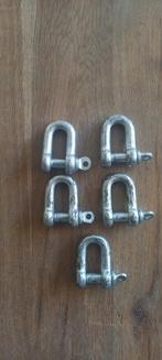 D- sluitingen 5 stuks verzinkt 12 mm, Ophalen of Verzenden, Gebruikt