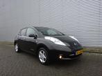 Nissan Leaf Acenta 30 kWh Airco / Navi / Stoelv / Lm velgen, Auto's, Nissan, Gebruikt, Alcantara, Zwart, Origineel Nederlands