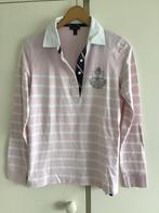Polo shirt, M, merk Gant, €35, in prima staat. Rose/wit, Ophalen of Verzenden, Wit, Zo goed als nieuw, Korte mouw