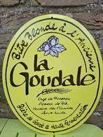 reclamebord bière La Goudale, Ophalen of Verzenden, Zo goed als nieuw, Reclamebord, Plaat of Schild, Overige merken