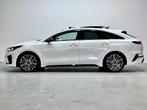 Kia Ceed 1.6T-GDi GT 204PK-Pano-Camera-Navi, Stof, Gebruikt, 4 cilinders, Wit