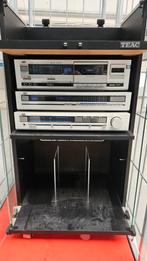 Vintage JVC Stereo Set met Meubel, Ophalen of Verzenden, Gebruikt, Speaker of Versterker, Flightcase