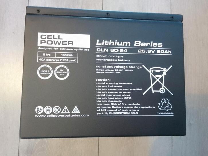 Cellpower CLN 60-24 - 24 volt accu - 60Ah, Auto-onderdelen, Accu's en Toebehoren, Nieuw, Ophalen of Verzenden