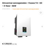 Foxess T4-G3 Omvormer - Nieuw in verpakking!, Ophalen of Verzenden, Nieuw