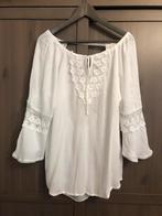 Boho blouse Hunkemöller Ibiza beach top M wit als NIEUW, Maat 38/40 (M), Wit, Ophalen of Verzenden, Zo goed als nieuw