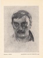 Offset Prent Zelfportret Willem Witsen, Antiek en Kunst, Verzenden