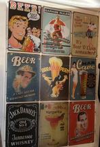 Zeer mooie retro reclamebordjes, Ophalen of Verzenden, Zo goed als nieuw