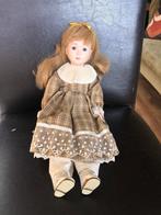 Porseleinen pop met echt haar, Verzamelen, Poppen, Ophalen of Verzenden, Zo goed als nieuw, Pop
