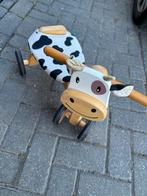 Houten Loopkoe - Loopauto voor Kinderen, Kinderen en Baby's, Ophalen of Verzenden, Gebruikt, Loopvoertuig