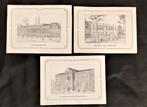 14 litho 's Amsterdam Lith Drukkerij  Steijffardt circa 1950, Ophalen of Verzenden