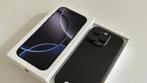apple iphone 16 PRO 128 GB Black Titanium nieuwstaat, Ophalen of Verzenden, Zo goed als nieuw, Overige typen, Apple iPhone